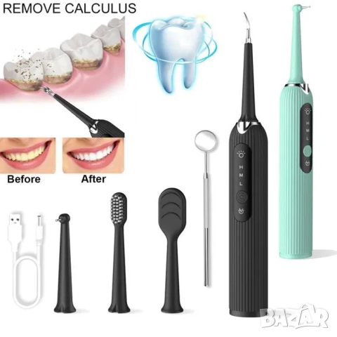 Електрическо устройство за премахване на зъбен камък, четка за зъби, снимка 6 - Други - 52163278