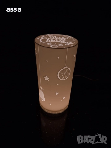 Коледна лампа, снимка 3 - Настолни лампи - 52335862