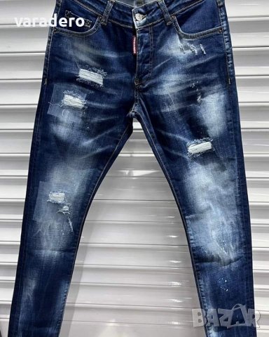 Мъжки дълги дънки висок клас Dsquared , снимка 9 - Дънки - 38502148