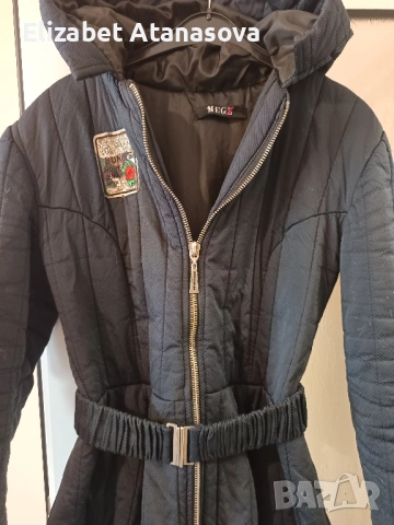 Дълго зимно яке с качулка , снимка 2 - Якета - 52115150