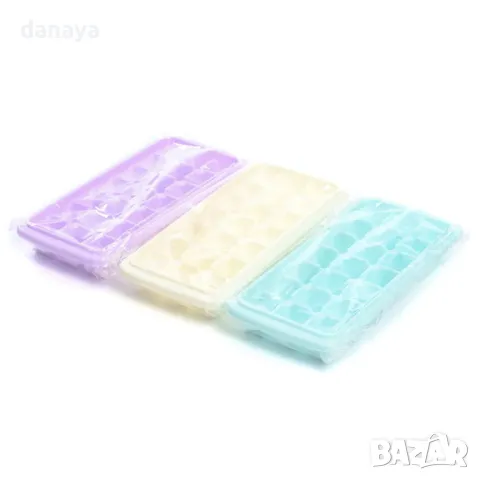 5517 Пластмасова форма за лед, 21 гнезда, снимка 3 - Форми - 48167680