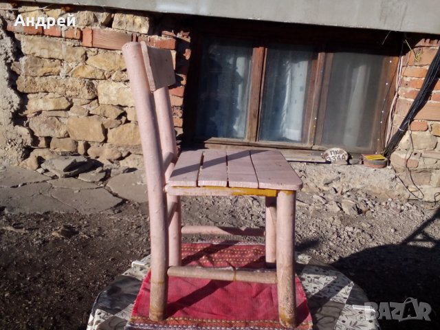 Старо детско столче,стол #3, снимка 2 - Антикварни и старинни предмети - 27836994