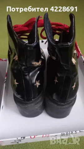 Страхотни кожени полуботи N 40 + боти N 39, снимка 8 - Дамски боти - 47400281
