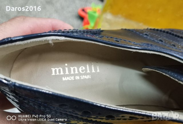 Страхотни дамски обувки Minelli 39 номер, снимка 6 - Дамски ежедневни обувки - 34709693