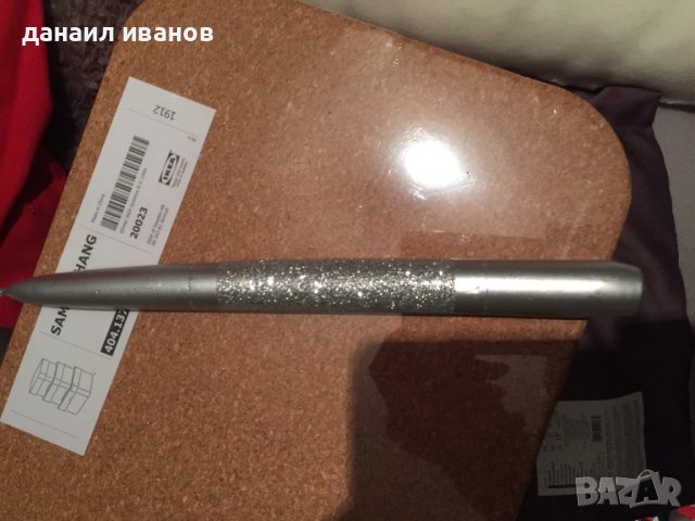 Свещ от словакия 26см с брокат , снимка 1