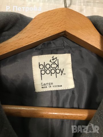 Зимно късо палто Black Poppy р-р М, снимка 3 - Палта, манта - 38079242