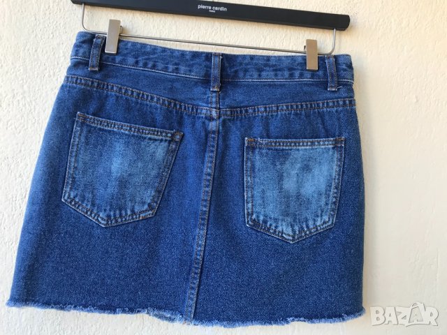 Дънкова пола - М/Л, снимка 3 - Поли - 32920909