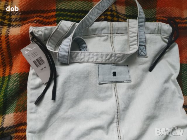 Нова чанта /торба G-STAR RAW Luza white bleached, оригинал, снимка 10 - Чанти - 28319545