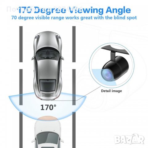 332 Универсална камера за задно виждане за кола, снимка 5 - Аксесоари и консумативи - 34568133