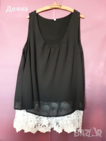 Туника в бяло и черно размери XXL и L, снимка 3 - Туники - 22321277