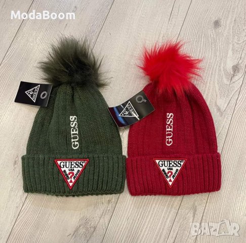 🔝Guess уникални дамски зимни шапки🔝