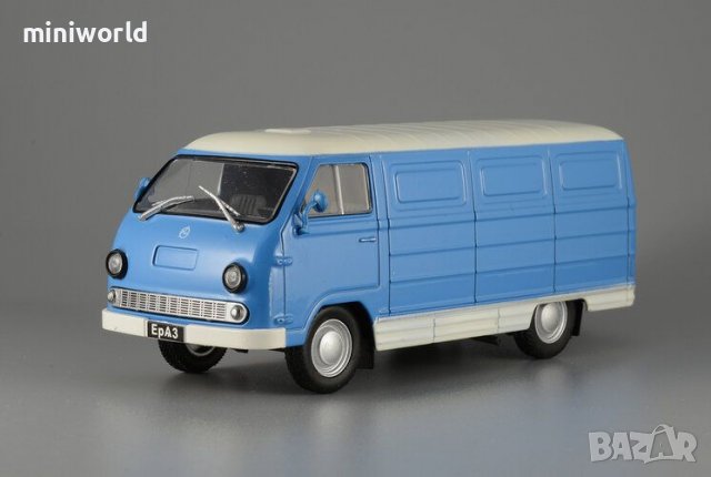 РАФ-977 ЕрАЗ-762Б фургон 1976 - мащаб 1:43 на ДеАгостини модела е нов в блистер