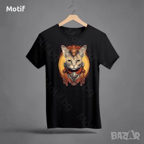 Тениска с цветна щампа Абисинска котка / Abyssinian Cat, снимка 1