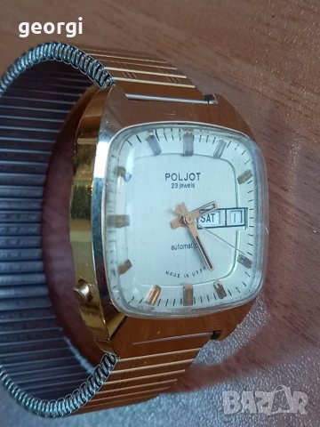 Позлатен часовник Poljot automatic 23 jewels , снимка 3 - Мъжки - 39139301
