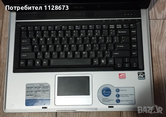 Лаптоп на части  Asus F3U, снимка 2 - Части за лаптопи - 43467198