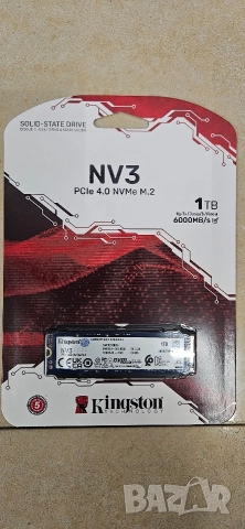 Kingston SSD 1TB, NVMe, M.2 2280, снимка 2 - Твърди дискове - 52738818