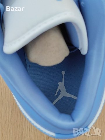 Нови Оригинални Обувки Размер 40 Номер Nike UNC Blue Сини Бели Маратонки унисекс , снимка 7 - Маратонки - 40312802