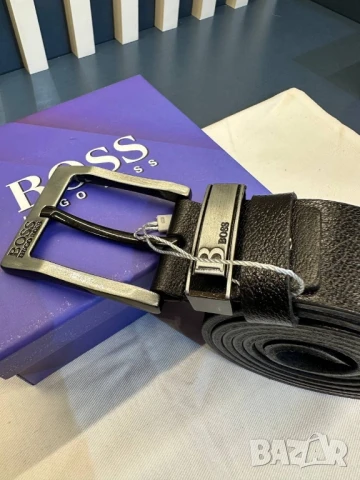 колани от естествена кожа в кутия tommy hilfiger hugo boss lacoste emporio armani calvin klein , снимка 14 - Колани - 50573049