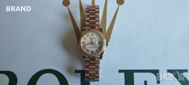 Дамски часовник ROLEX Oyster DATEJUST 31мм механичен клас 5А+, снимка 7 - Дамски - 36991108