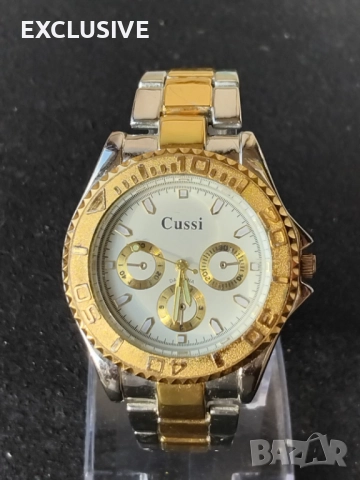 Мъжки часовник Cussi / кварц / почти нов / - 42мм - 49 лв Внос от Англия! 
