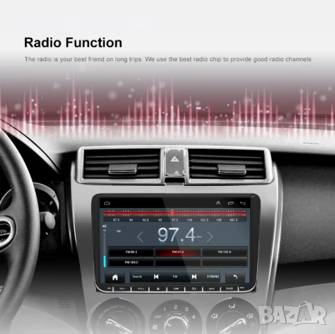 9-инчова мултимедия за VW Golf 5, 6, Polo, Passat, Touran – Android 13, CarPlay, Android Auto, 4GB R, снимка 4 - Аксесоари и консумативи - 51115796