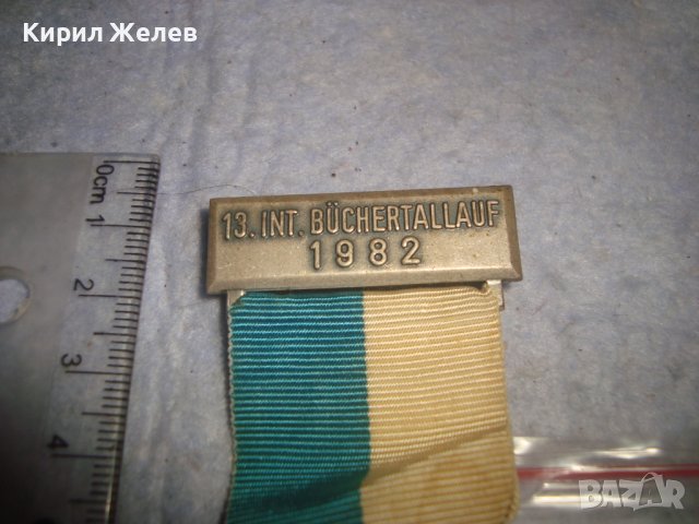 1982г. ПОСРЕБРЕН КОЛЕКЦИОНЕРСКИ НЕМСКИ МЕДАЛ ЦЪРКВА ЧЕРКВА ГЕРМАНИЯ с ЛЕНТА и НОСАЧ 30657, снимка 3 - Антикварни и старинни предмети - 37954940