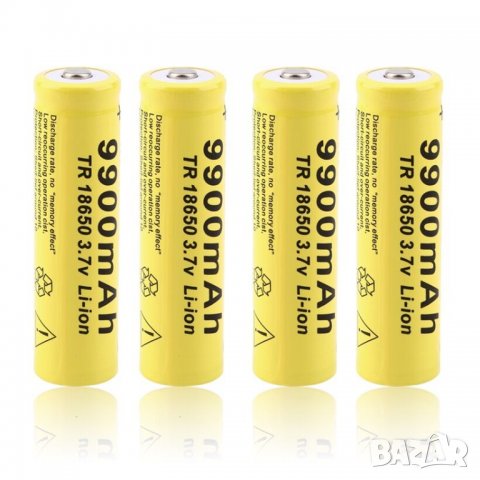 Акумулаторна батерия 18650, 9900mAh, Презареждаема батерия 18650, батерии, 18650, литиевойонна, снимка 5 - Друга електроника - 33683780