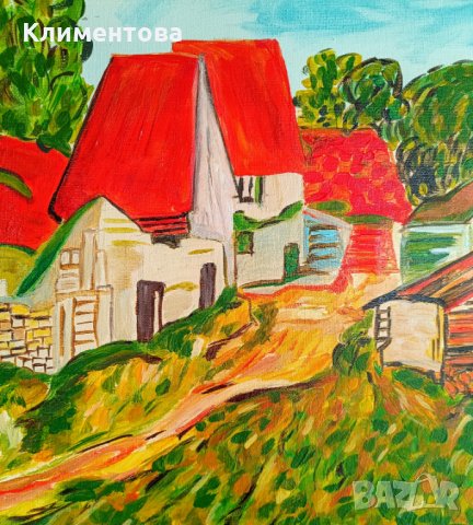"Приказно село", снимка 3 - Картини - 44132807