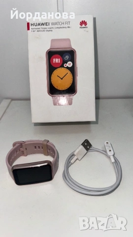 Смарт часовник Huawei watch fit Tia B07 sakura pink, снимка 16 - Дамски - 53356694