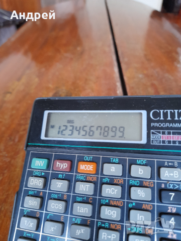Стар калкулатор Citizen SRP 175, снимка 2 - Други ценни предмети - 44898315
