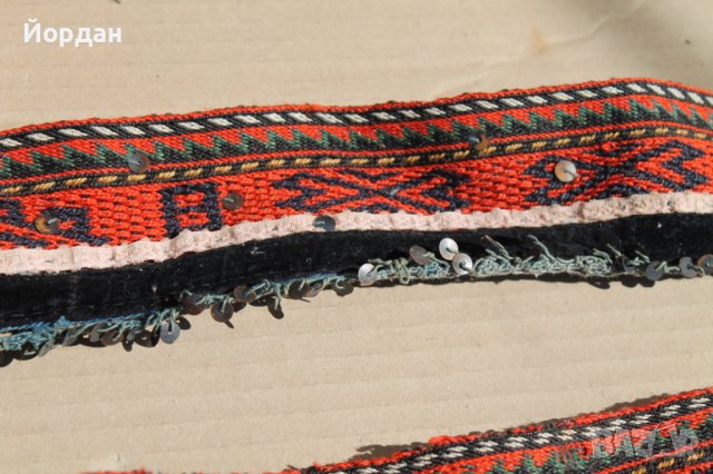 Тъкан вълнен колан за носия със синци, снимка 3 - Антикварни и старинни предмети - 38012831