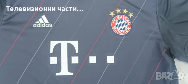 Оригинална футболна тениска Bayern Munchen 2010/2011 трети екип Adidas P95826 Байерн Мюнхен, снимка 12 - Спортни дрехи, екипи - 50841106