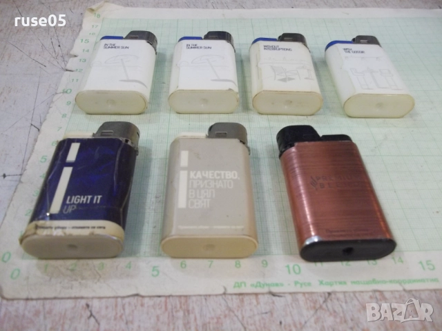 Лот от 7 бр. газови запалки "Winston" с мек пламък, с камъче, снимка 5 - Колекции - 51683824