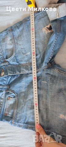 Дънкови панталонки Samsoe & Samsoe, снимка 10 - Къси панталони и бермуди - 33266766