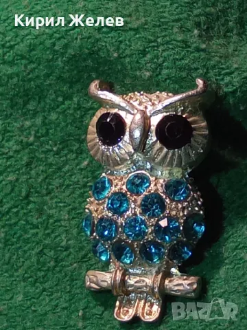 ФИГУРАЛНА ВИНТИДЖ АРТ КРИСТАЛНА БРОШКА БУХАЛЧЕ от БЛАГОРОДНА СТОМАНА 45614, снимка 13 - Други - 46219883