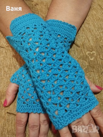 Памучни дамски ръкавици, снимка 7 - Ръкавици - 43102794