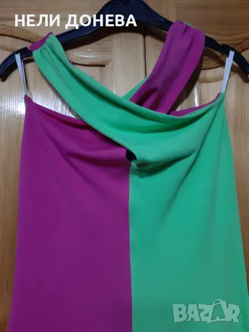 Шикозна Рокля на "Стилна жена" в електрикови цветове !НОВА!, снимка 3 - Рокли - 50266563