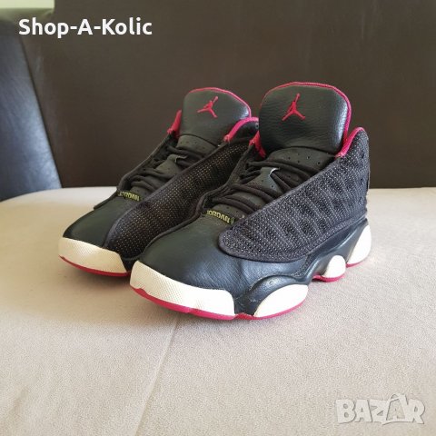 Original Retro Kids' AIR JORDAN 13 XIII 'Hyper Pink' 2010 Black Pink White Basketball Shoes, снимка 1
