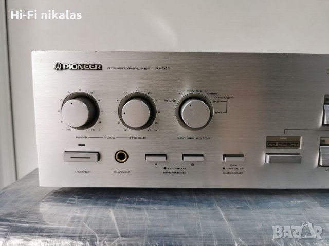 Усилвател PIONEER A-441, снимка 2 - Ресийвъри, усилватели, смесителни пултове - 37835879