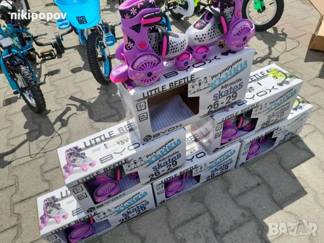 BYOX Детски кънки XS Little Beetle 26-29 Violet Girl, снимка 7 - Ролери, кънки - 53564788