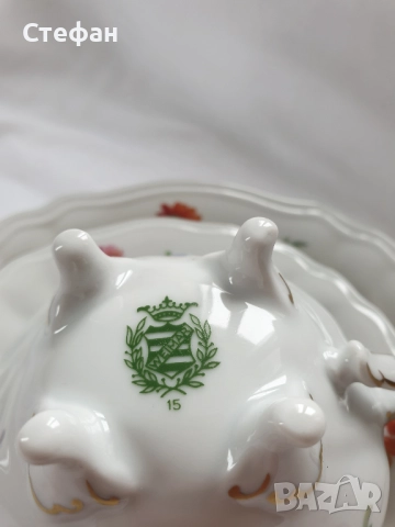 Поцеланов комплект, снимка 5 - Антикварни и старинни предмети - 51941731