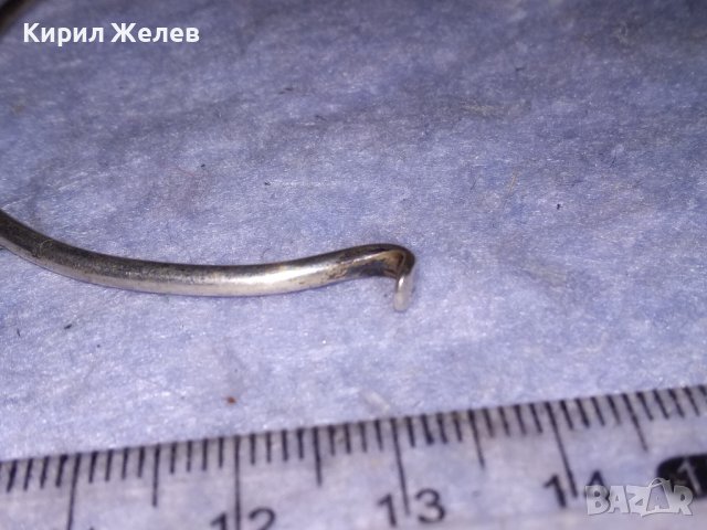 СТАРА СРЕБЪРНА ГРИВНА Тип ТОРКВА ВИСОКА ПРОБА СРЕБРО РЪЧНА МАЙСТОРСКА КЛАСИЧЕСКА ИЗРАБОТКА 20128, снимка 7 - Антикварни и старинни предмети - 40524062