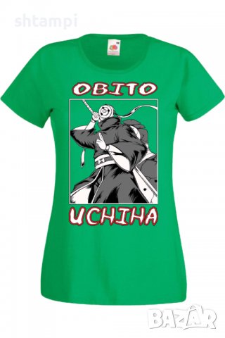 Дамска тениска Naruto Obito Uchiha,Анимация,игра,Празник,Повод., снимка 7 - Тениски - 38060964