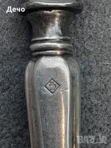 Berndord 100 годишни 8 Alpaca Silver  дебело посребрени ножове.Много качествени и без забележки., снимка 2 - Антикварни и старинни предмети - 50479884