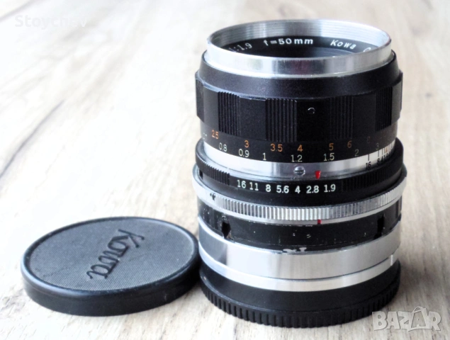 Обектив Kowa 50mm 1:1.9 Sony E байонет, снимка 2 - Обективи и филтри - 53578327