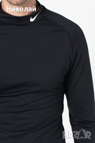 Nike Pro Warm мъжка блуза , снимка 9 - Спортни дрехи, екипи - 43214439