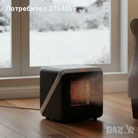 Отоплителна печка с вентилатор Rosberg R51970K, 500W – компактно решение за бързо затопляне и безопа, снимка 2 - Отоплителни печки - 53153799