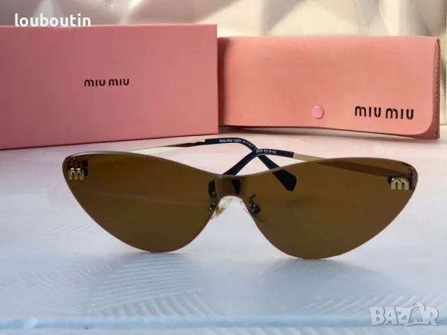 Miu 2024 дамски слънчеви очила котка 3 цвята, снимка 9 - Слънчеви и диоптрични очила - 48008780