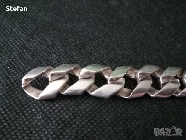 Поръчкова сребърна гривна, снимка 6 - Гривни - 49493460