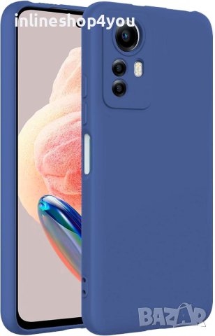 Матов Силиконов Кейс за Xiaomi Redmi Note 12S, снимка 6 - Калъфи, кейсове - 43780875